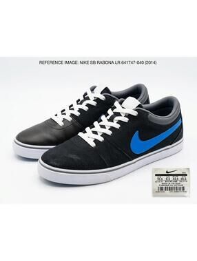 Nike SB Rabona LR Black Blue 641747-040 Men's Size 10.5 Vintage 2014